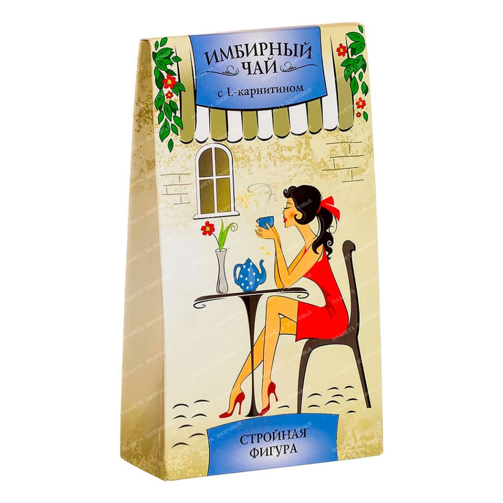 Herbal tea "Ginger tea with L-carnitine" filter bags 1.5g №20