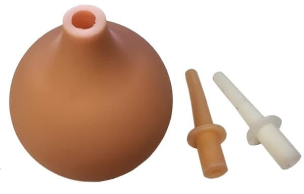 Rubber Enema Bulb Syringe B-3, 110ml, Dual Tip