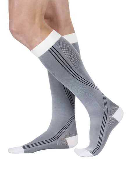 Compression Socks, White, Class 1 Compression - Tonus Elast