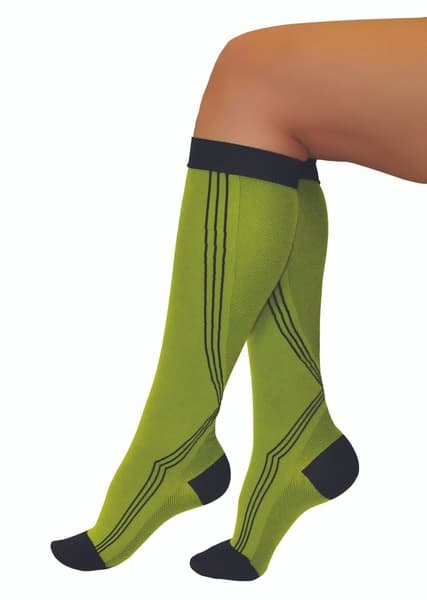 Compression Socks, Yellow, Class 1, 1 Pair