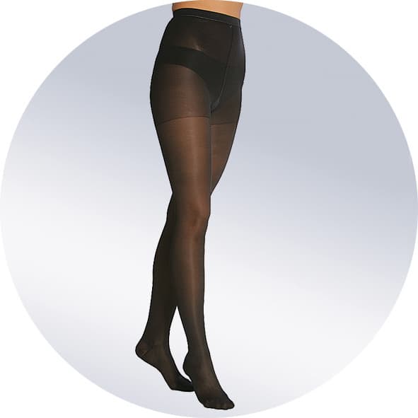 Black Compression Stockings, 20-30 mmHg: Orthopaedic Grade