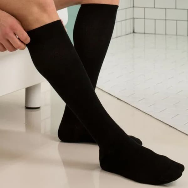Ergoforma Compression Socks: Black, Class 1, 1 Pair