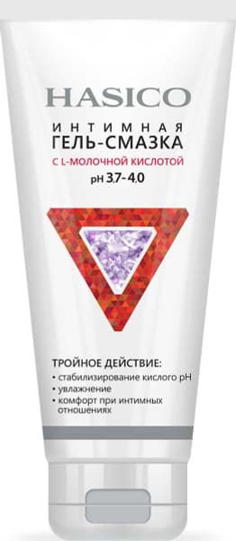 Hasiko Lubricant Gel with Lactic Acid: pH 3.7-4.0, 100ml
