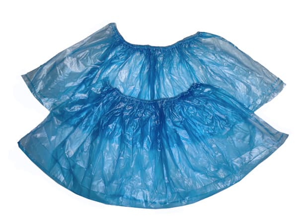 Novitex Disposable Shoe Covers: Blue, 32 Micron, 100 Pack