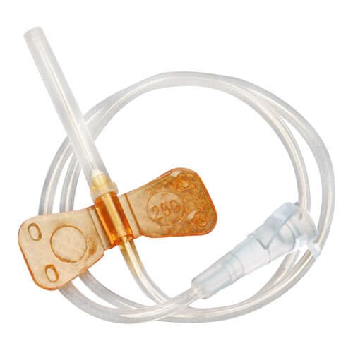 KD-FLY 25G Butterfly Needles (10 Pack) - 0.5 x 19mm IV Catheters