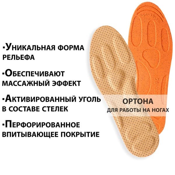 Ultra-Thin Cushioning Insoles with Activated Charcoal (Sizes 43-44)