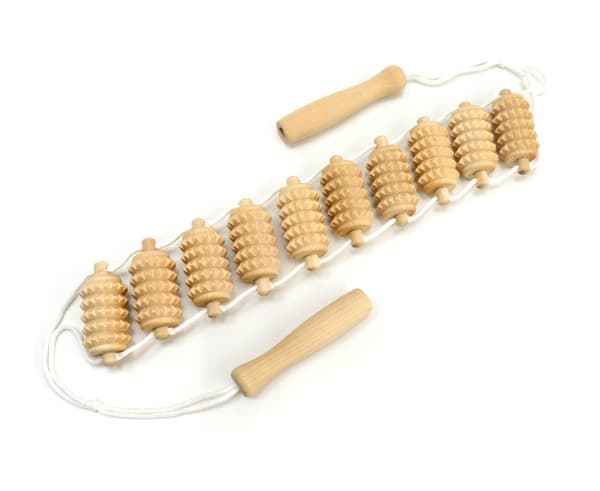 Timbe Wooden Roller Massage Belt MA3215