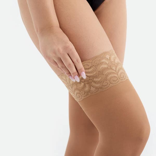 Venoteks Beige Compression Stockings: Class 1 Support