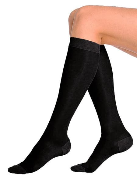 Black Compression Socks - 2 Pack, Class 1 Compression