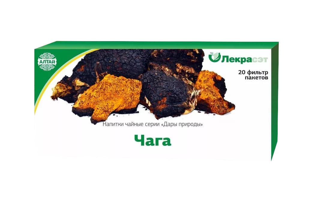Chaga Mushroom Tea Bags (Lekra-SET)