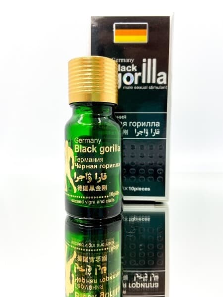 German Black Gorilla Male Enhancement Pills (10 Count)