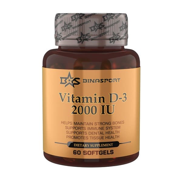Binasport Vitamin D3 2000 IU (60 Capsules)