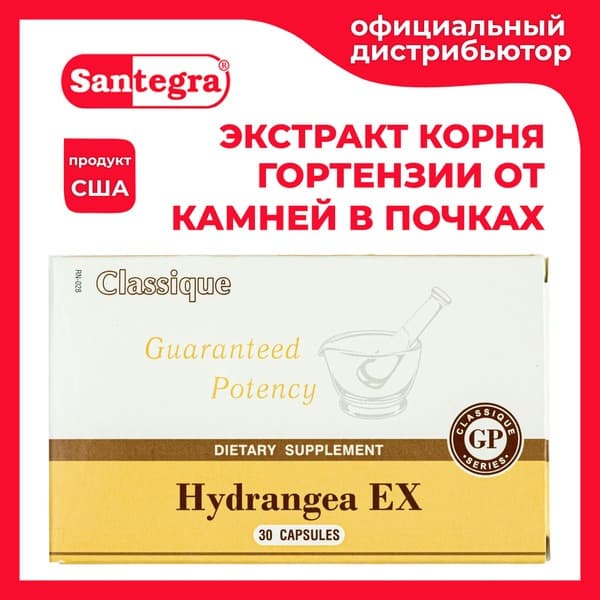 US Hydrangea Root Extract 300mg - 30 Capsules: Kidney &amp; Gallbladder Support