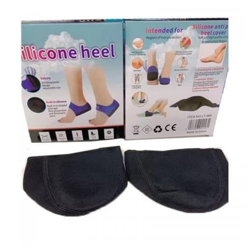 Silicone Heel Protectors: 1 Pair Orthotic Inserts