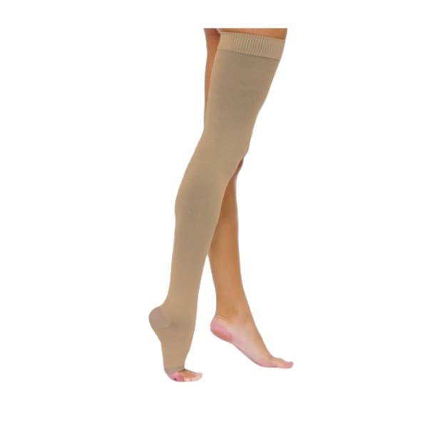 Cream Compression Stockings, Class 1, 1 Pair