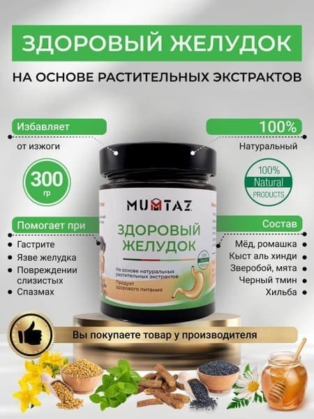 Stomach Health Supplement for Gastritis &amp; Ulcers: Men &amp; Women