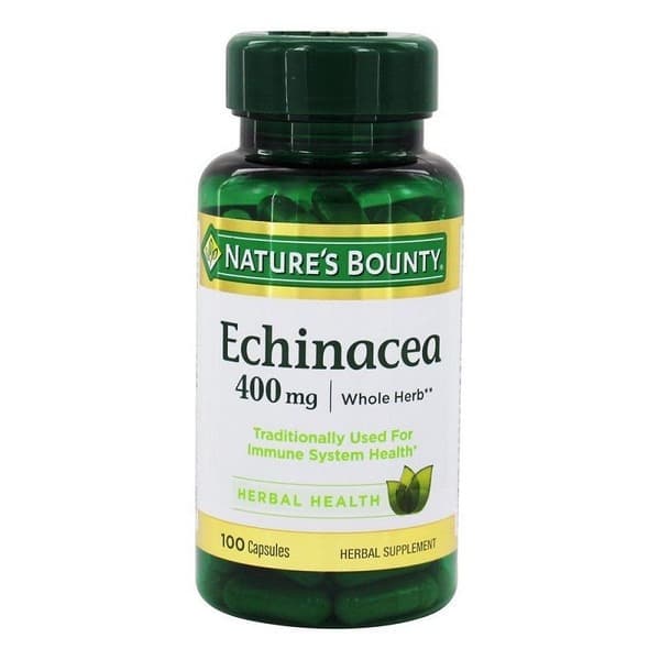 Nature's Bounty Echinacea 400mg Capsules - 100 Count