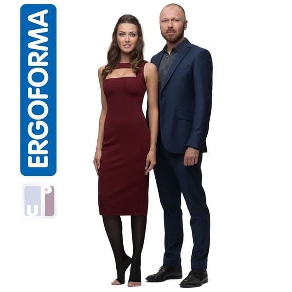 Ergoforma 216 Black Compression Stockings - Class 1