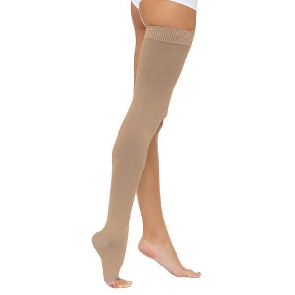 Cream Compression Stockings, Class 1, Smolensk Knitwear