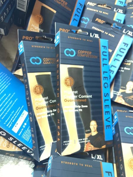 Black Matte Compression Stockings - 20-30 mmHg, 2 Pack