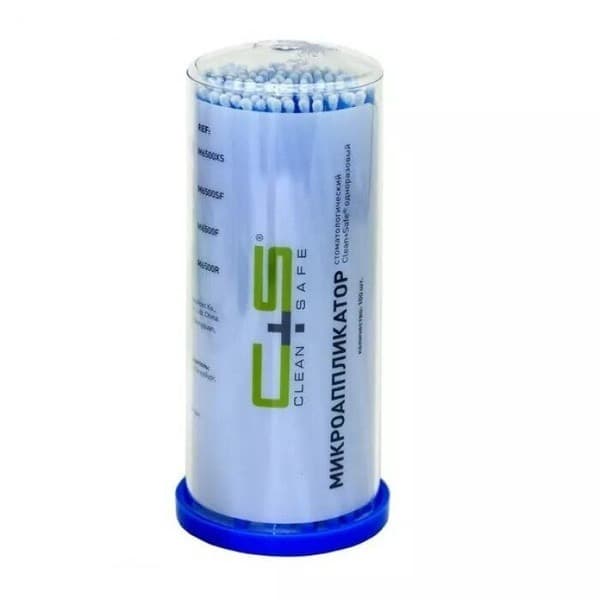 Clean+Safe Fine Blue Applicators (100 Count)