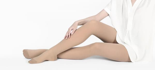 Avicenum Beige Compression Stockings, Class 2, 1 Pair