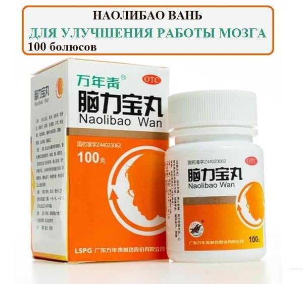 Nao Li Bao Wan: 100 Pills for Brain Health