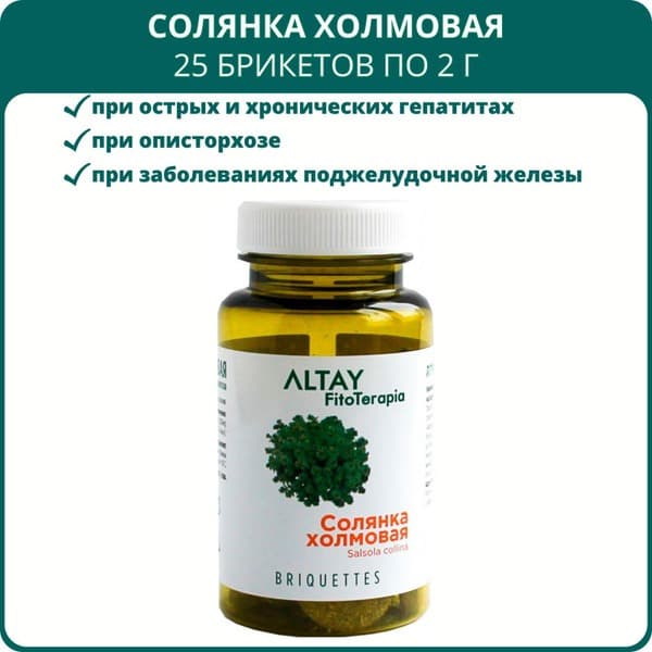 Holmovaya Solyanka Liver Support: 25 x 2g Tablets for Hepatitis, Cholecystitis &amp; Detox
