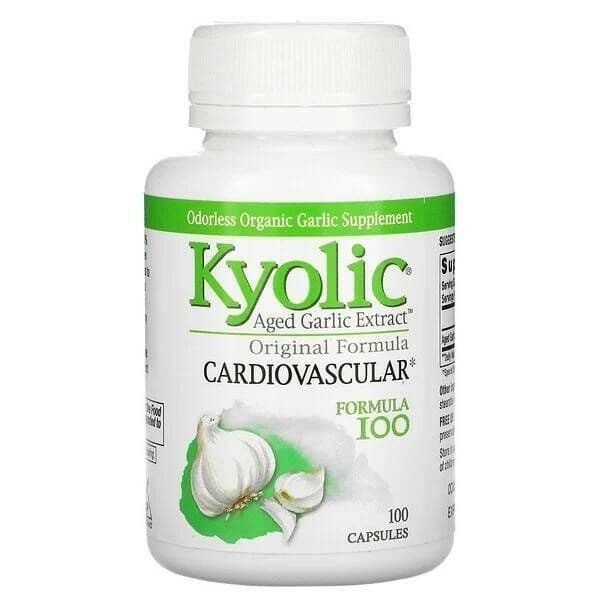 Kyolic Aged Garlic Extract: 100 Capsules for Heart Health