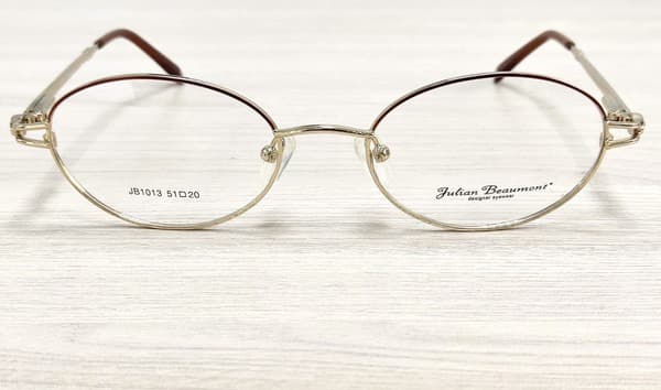 Women's Gold &amp; Bronze Julian Beaumont Eyeglass Frames