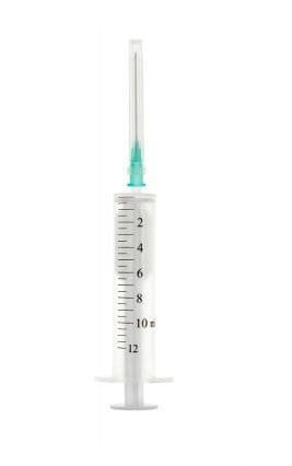 3-Part 10B Luer Slip Syringe with Extended Barrel (0.8x40mm)