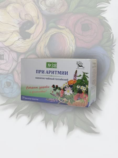 Altai Herbal Remedy #38 for Arrhythmia (Tea Bags)