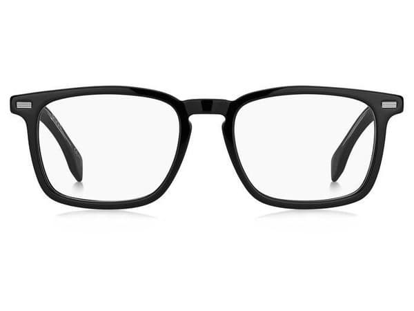 Hugo Boss BOSS 1368 807 Black Rectangular Men's Eyeglass Frames