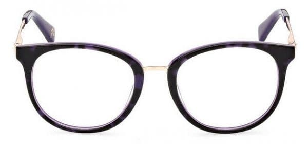 Guess GU 5218 083 Purple Round Plastic Women's Eyeglass Frames