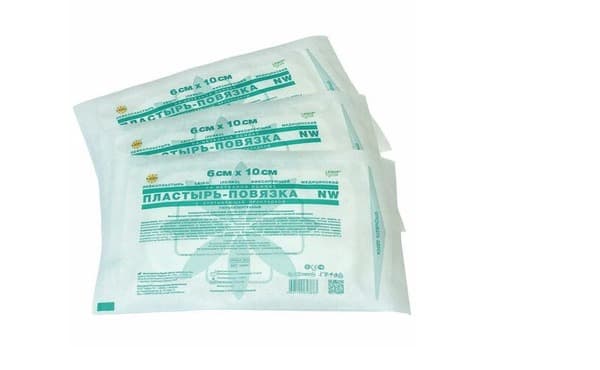 Hypoallergenic Adhesive Bandages with Absorbent Pad (6cm x 10cm), 10 Pack