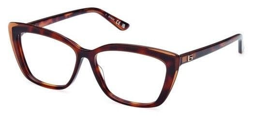 Guess GU2977 052 Brown Square Plastic Women's Eyeglass Frames