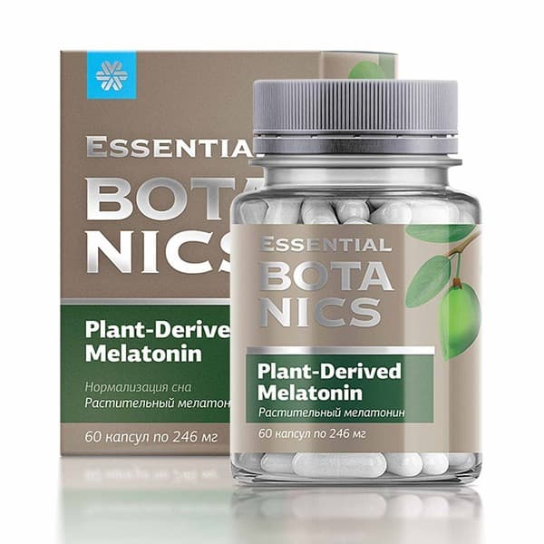 Plant-Based Melatonin 60 Capsules - Essential Botanics