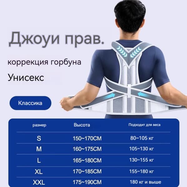 Posture Corrector for Men, Women &amp; Seniors (Gray)