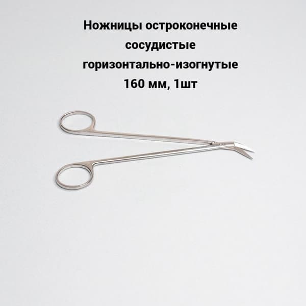 160mm Curved Vascular Dissecting Scissors (1pc)