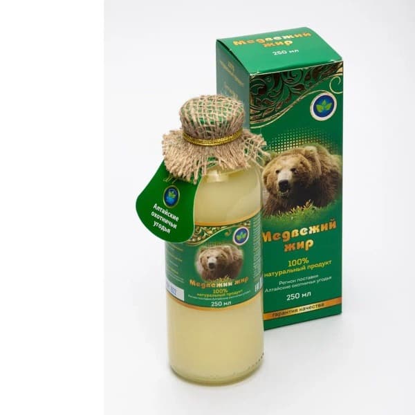Natural Bear Fat 250ml - Belov