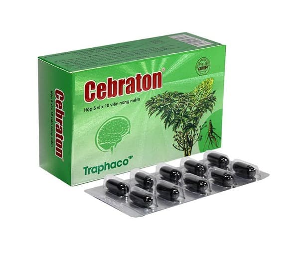 Ginkgo Biloba Cebraton 50 Pills: Boost Memory &amp; Nerves (Vietnam)