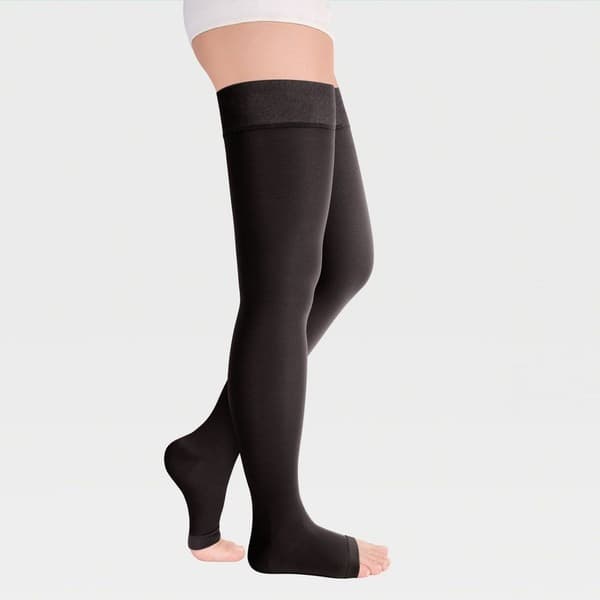 Black Compression Stockings, Class 1 Compression - Ecoten