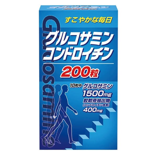 Glucosamine &amp; Chondroitin Joint Supplement - 200 Tablets (20-Day Supply) - Japan