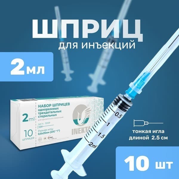 2ml Syringes (10 Pack)