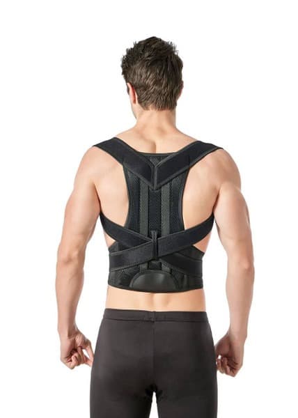 Back Support Brace with Rigid Stays: Comfortable Orthotic