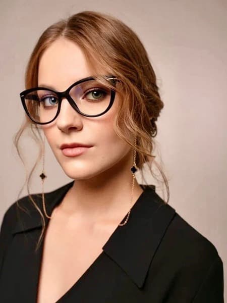 Women's Eyeglass Chain with Clover Charm