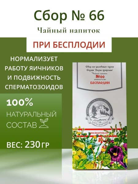 Herbal Tea Blend #66 for Female Infertility