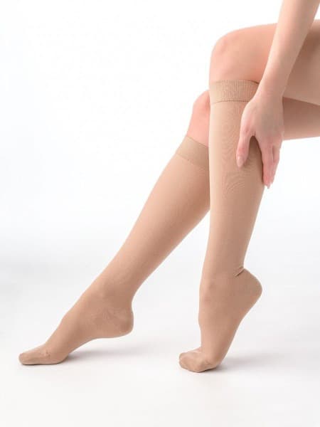 Medi Travel Compression Socks (Beige, 0 Compression)