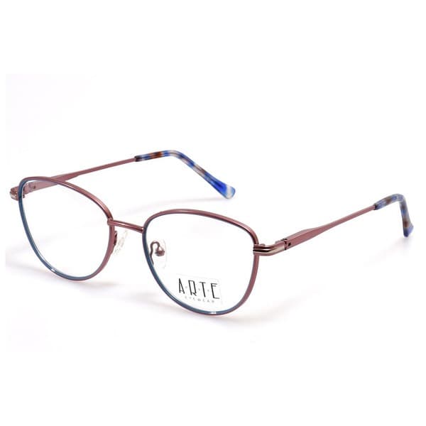 Pink Butterfly Metal Rimmed Women's Glasses - Jlur Optic 02023408