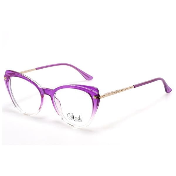 Purple Butterfly/Dragonfly Rimmed Women's Eyeglass Frames - Jlur Optic 02022711